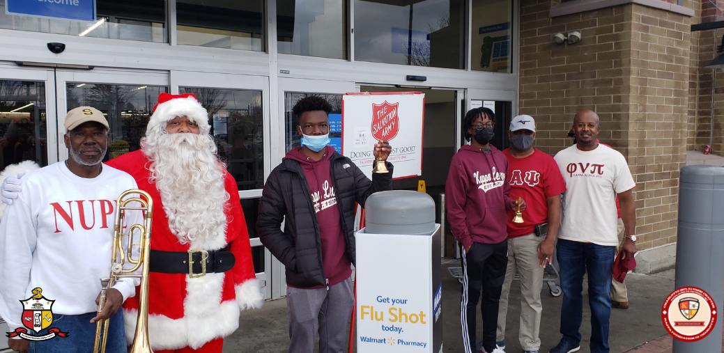 Ringing the Bell for Salvation Army 2021